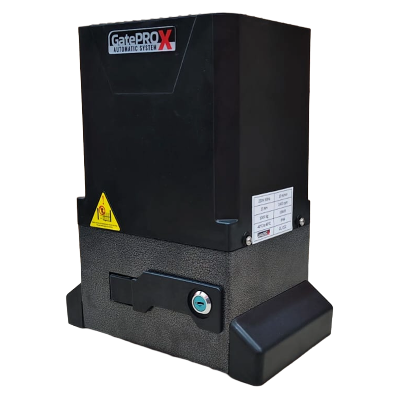 FOTO SAMPING AUTOMATIC SLIDING GATE OPENER 1 TON GPROX-1000 SMART AUTODOOR JAKARTA