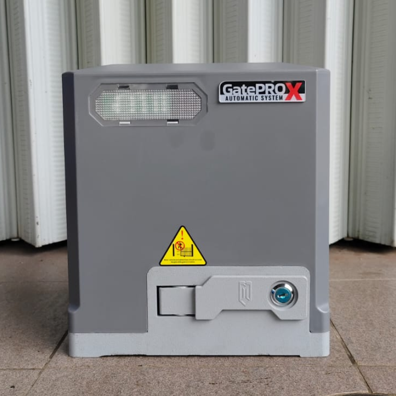 FOTO PRODUK SLIDING GATE OPENER 1600 KG PINTU PAGAR PINTAR GPROX-LED1600 FULLSET NEW