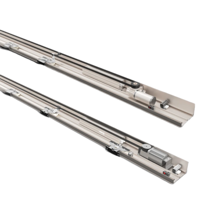 FOTO SLIDING DOOR OTOMATIS GATEPROX 125kg TYPE A B MESIN PINTU DSL-125 FULLSET