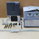 FOTO TAMPAK KELENGKAPAN PRODUK HEAVY DUTY SLIDING GATE OPENER 4500 KG DC GPROX-DC4500 FULLSET TERBARU