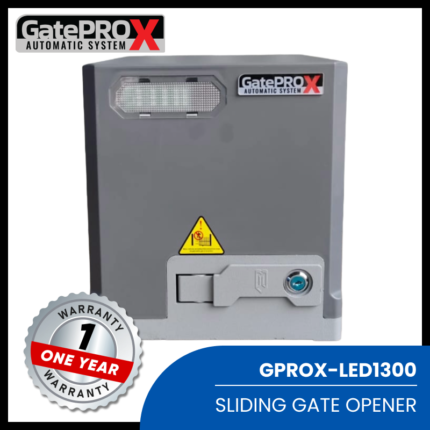 FOTO GATE PRO X LED MESIN PAGAR SLIDING AUTOMATIC GATE GPROX-LED1300 1.3 TON