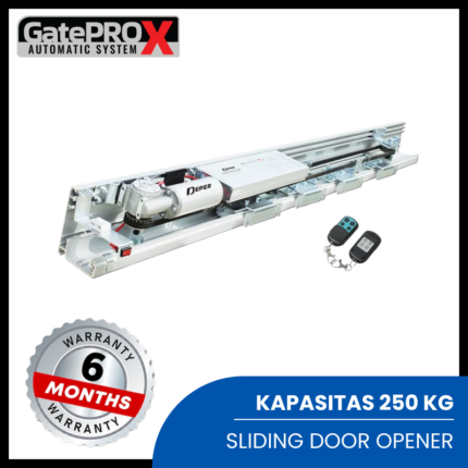 FOTO GATE PRO X SLIDING DOOR OPENER 250 KG DSH-250 MESIN PINTU GESER MURAH