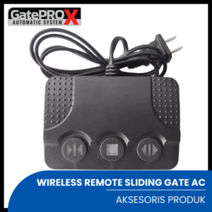 FOTO GATE PRO X WIRELESS CONTROLLER PUSH BUTTON REMOTE SLIDING GATE AC MURAH