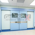 FOTO INSTALASI GATE PRO X JUAL AUTOMATIC SLIDING DOOR 165 KG HERMETIC PINTU GESER JAKARTA