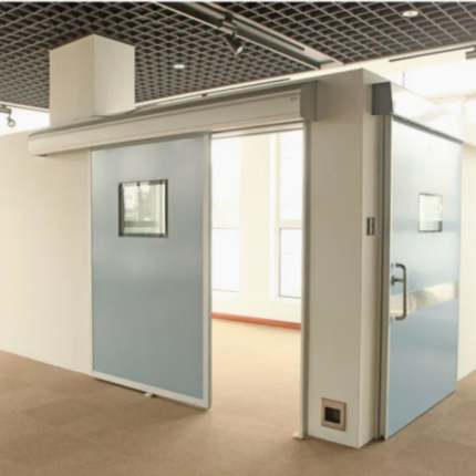 FOTO INSTALASI SLIDING DOOR HERMETIC GATEPROX 165 KG MESIN PINTU GESER ELEKTRIK GARANSI