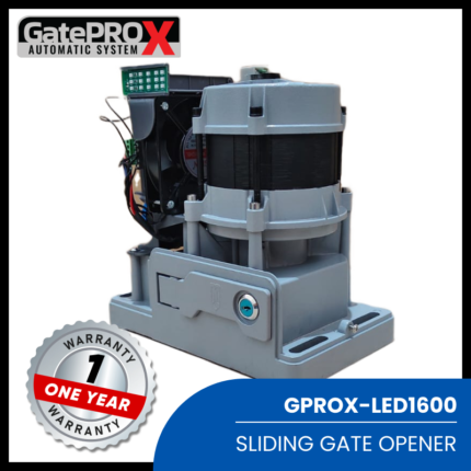 FOTO MESIN PUSAT MESIN PAGAR SLIDING GATE PRO X 1.6 TON AUTOMATIC OPENER LED GPROX-LED1600
