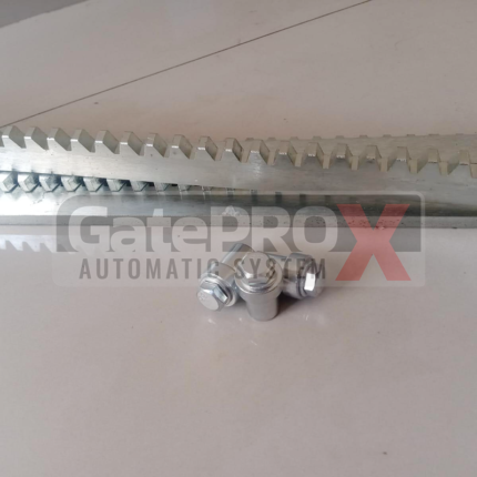 FOTO PRODUK GATE PRO X DISTRIBUTOR GEAR RACK SLIDING GATE OTOMATIS STEEL 1M 8MM