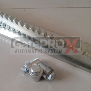 FOTO PRODUK GATE PRO X GEAR RACK SLIDING GATE 10MM TRACK MESIN PAGAR OTOMATIS 1 M MURAH