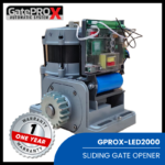 FOTO PRODUK GATE PRO X MESIN PAGAR SLIDING OTOMATIS 2 TON LED GPROX-LED2000 TERBARU