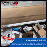 FOTO PRODUK GATE PRO X MESIN PINTU HERMETIC SLIDING DOOR OTOMATIS 165 KG MURAH