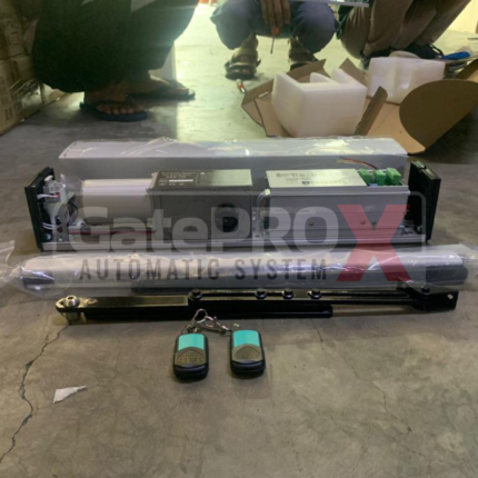 FOTO PRODUK GATE PRO X PINTU AYUN SWING DOOR OTOMATIS 165 KG HERMETIC MURAH FULLSET