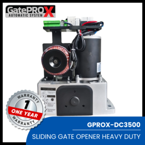 FOTO PRODUK GATEPROX SLIDING GATE DC HEAVY DUTY 3.5 TON MESIN PAGAR OTOMATIS READY STOCK