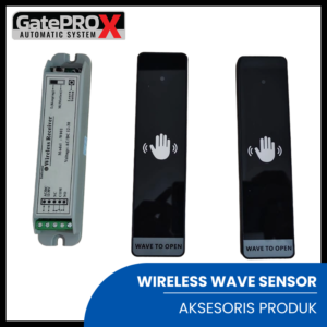 FOTO PRODUK SENSOR WIRELESS WAVE EXIT BUTTON CONTACTLESS GATE PRO X MURAH JAKARTA