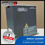 GAMBAR GATE PRO X MESIN PAGAR SLIDING OTOMATIS 2 TON LED GPROX-LED2000 TERBARU