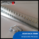 GAMBAR GEAR RACK 1 METER STEEL TRACK SLIDING GATE 10MM GATE PRO X