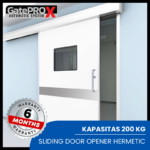 GAMBAR PRODUK MESIN SLIDING DOOR HERMETIC OTOMATIS 200 KG GATE PRO X HIGH QUALITY MURAH