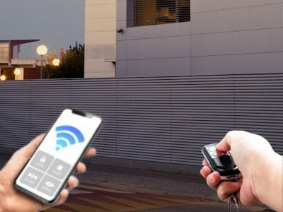 Perbandingan Keamanan Akses Pagar Remote Control vs Smartphone
