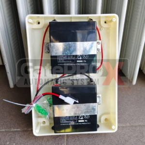 GAMBAR DC BATTERY BACKUP 24V BATERAI CADANGAN SLIDING GATE PRO X JAKARTA