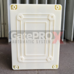 GAMBAR TAMPAK BELAKANG DC BATTERY BACKUP 24V BATERAI CADANGAN SLIDING GATE PRO X JAKARTA