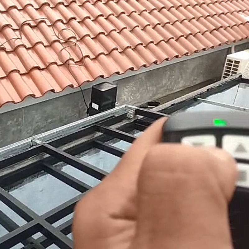Foto Instalasi GatePRO X GPROX-1000 Kapasitas 1000 kg Kanopi