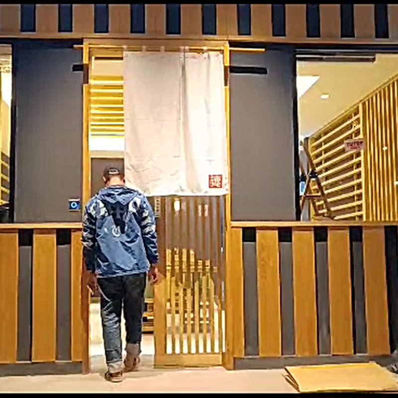 FOTO INSTALASI MESIN SLIDING DOOR 125 KG RESTORAN KB JERUK - GATE PRO X